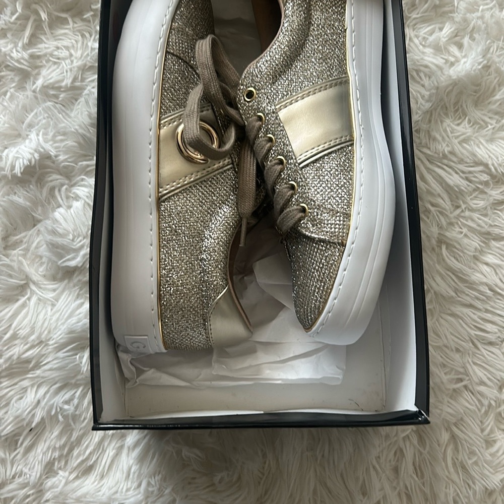 Women's Gold Sneakers
